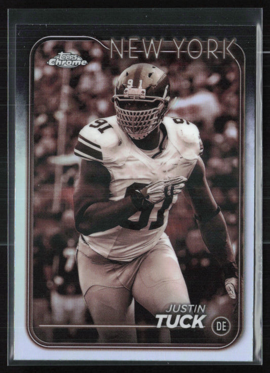 Justin Tuck Sepia Refractor