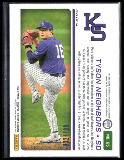 Tyson Neighbors Prospect Ticket Red /199