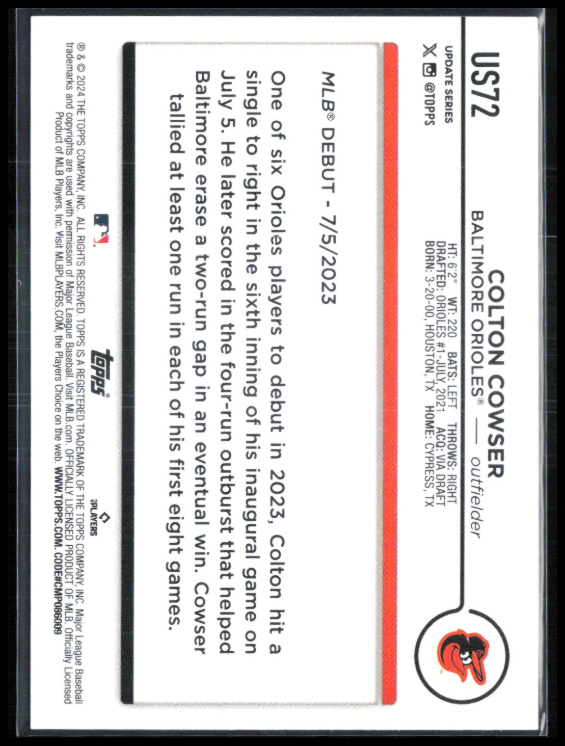 Colton Cowser RC