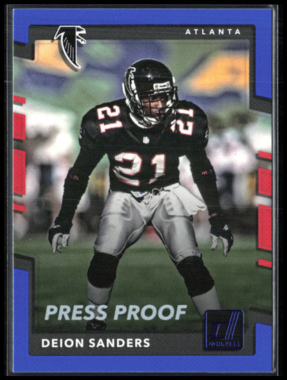 Deion Sanders Press Blue Blue