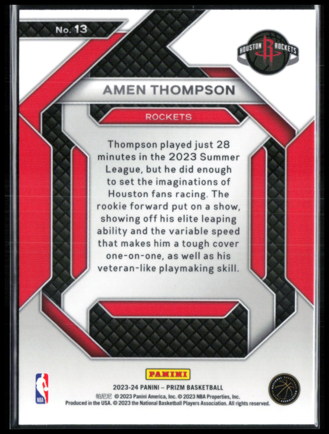 Amen Thompson RC Emergent