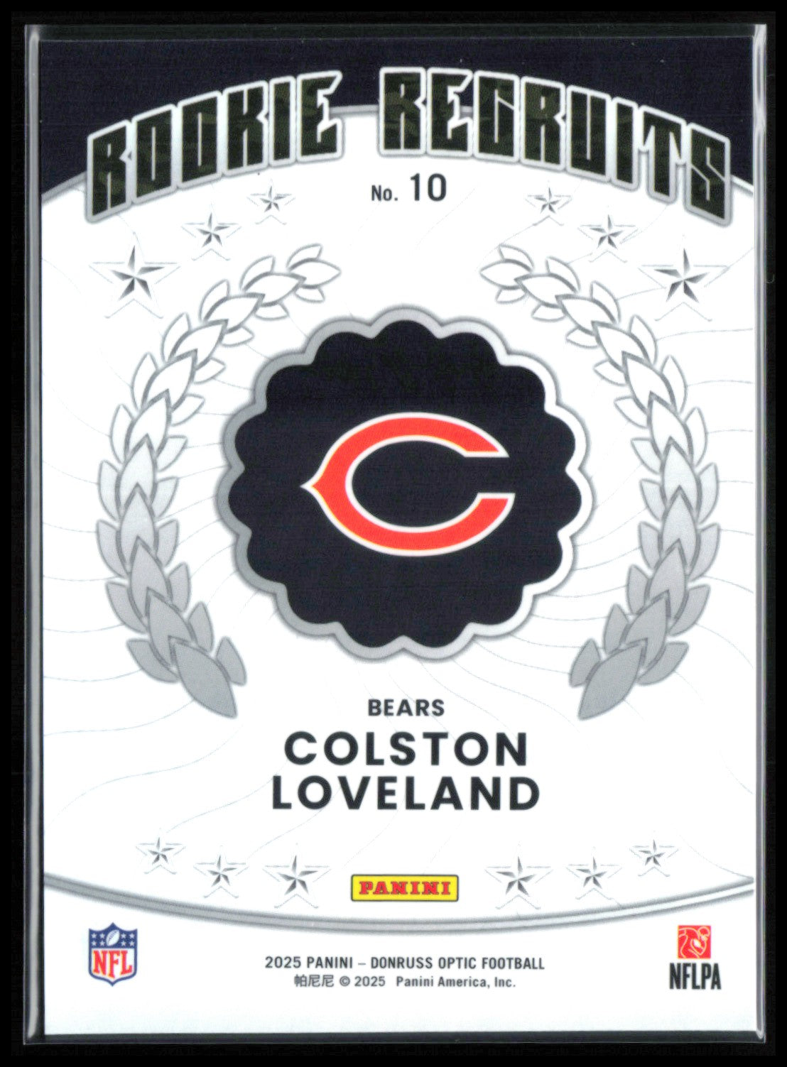 Colston Loveland RC Rookie Recruits