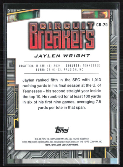 Jaylen Wright RC