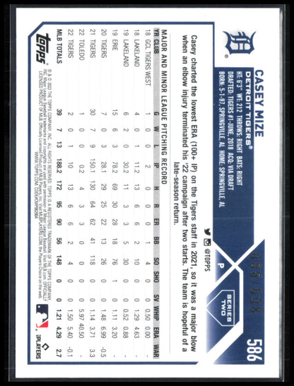 Casey Mize /608