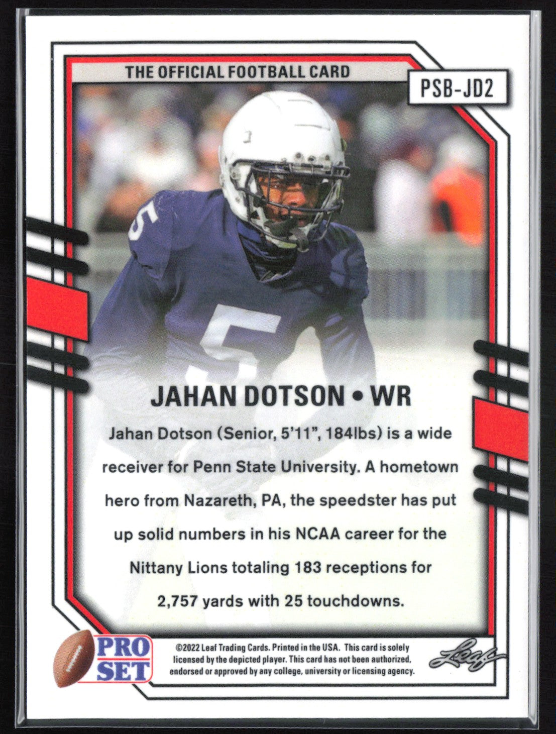 Jahan Dotson Blue Ice RC Pro Set