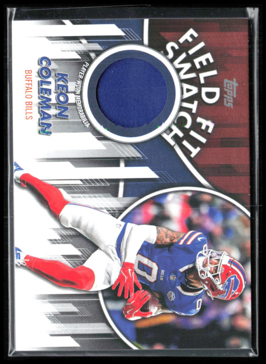 Keon Coleman Player-Worn Relic