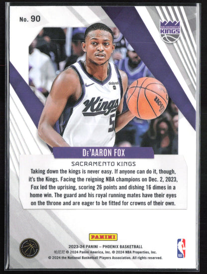 De'Aaron Fox Teal Velocity