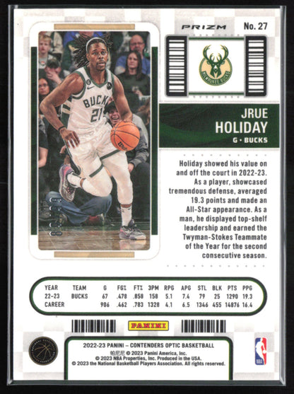 Jrue Holiday Blue Holo /99