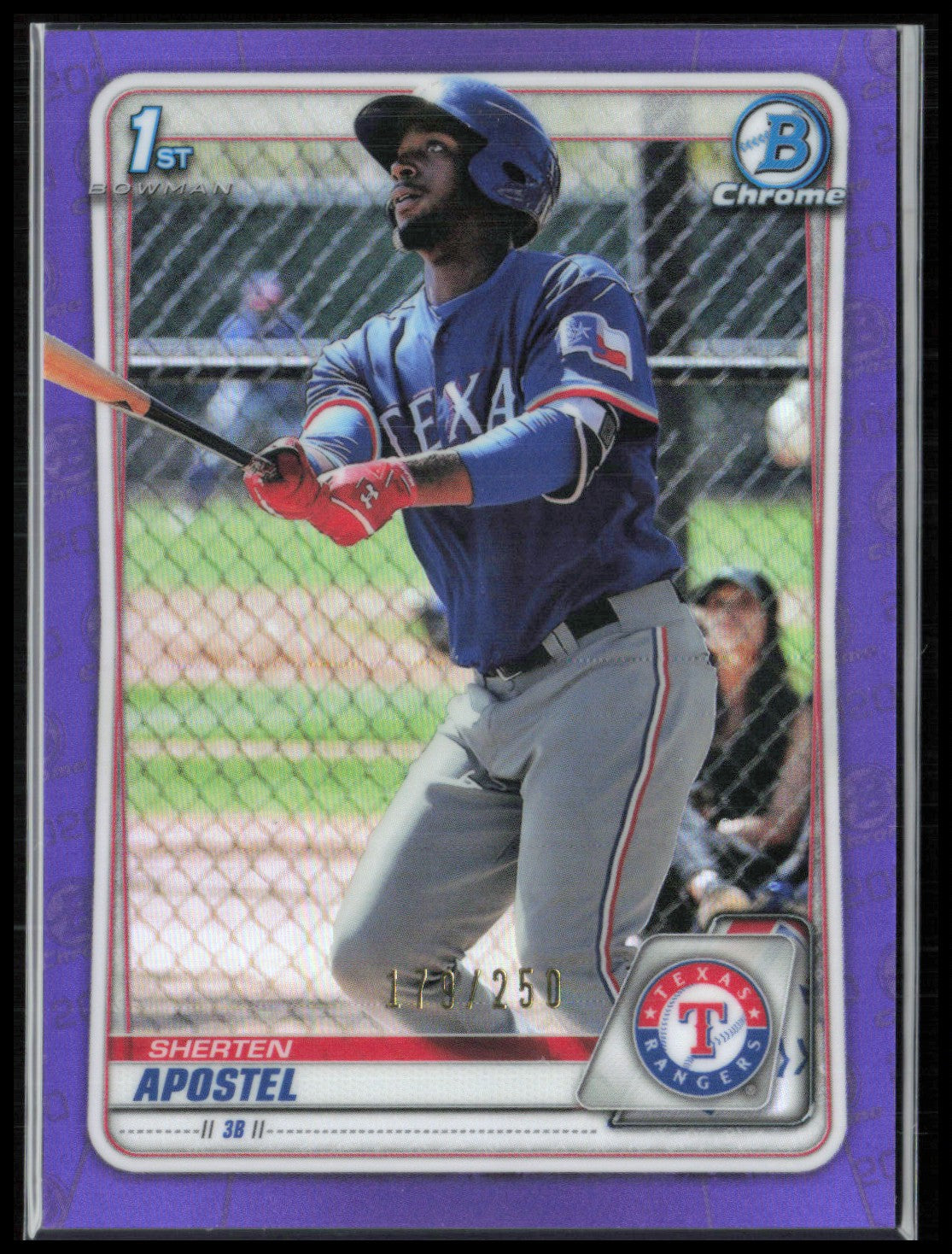 Sherten Apostel 1st Bowman Purple /250
