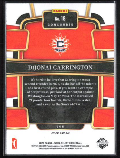 DiJonai Carrington Silver Prizm