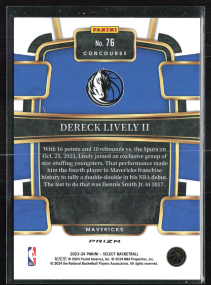 Dereck Lively II RC Tri-Color
