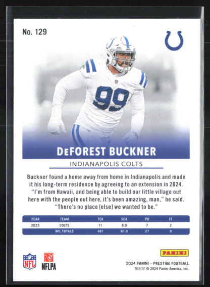 DeForest Buckner Xtra Points