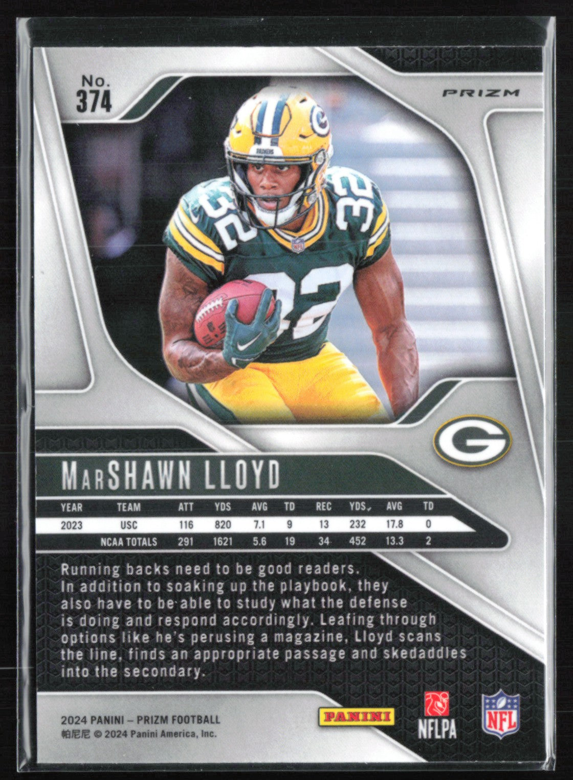 MarShawn Lloyd RC Neon Green Pulsar