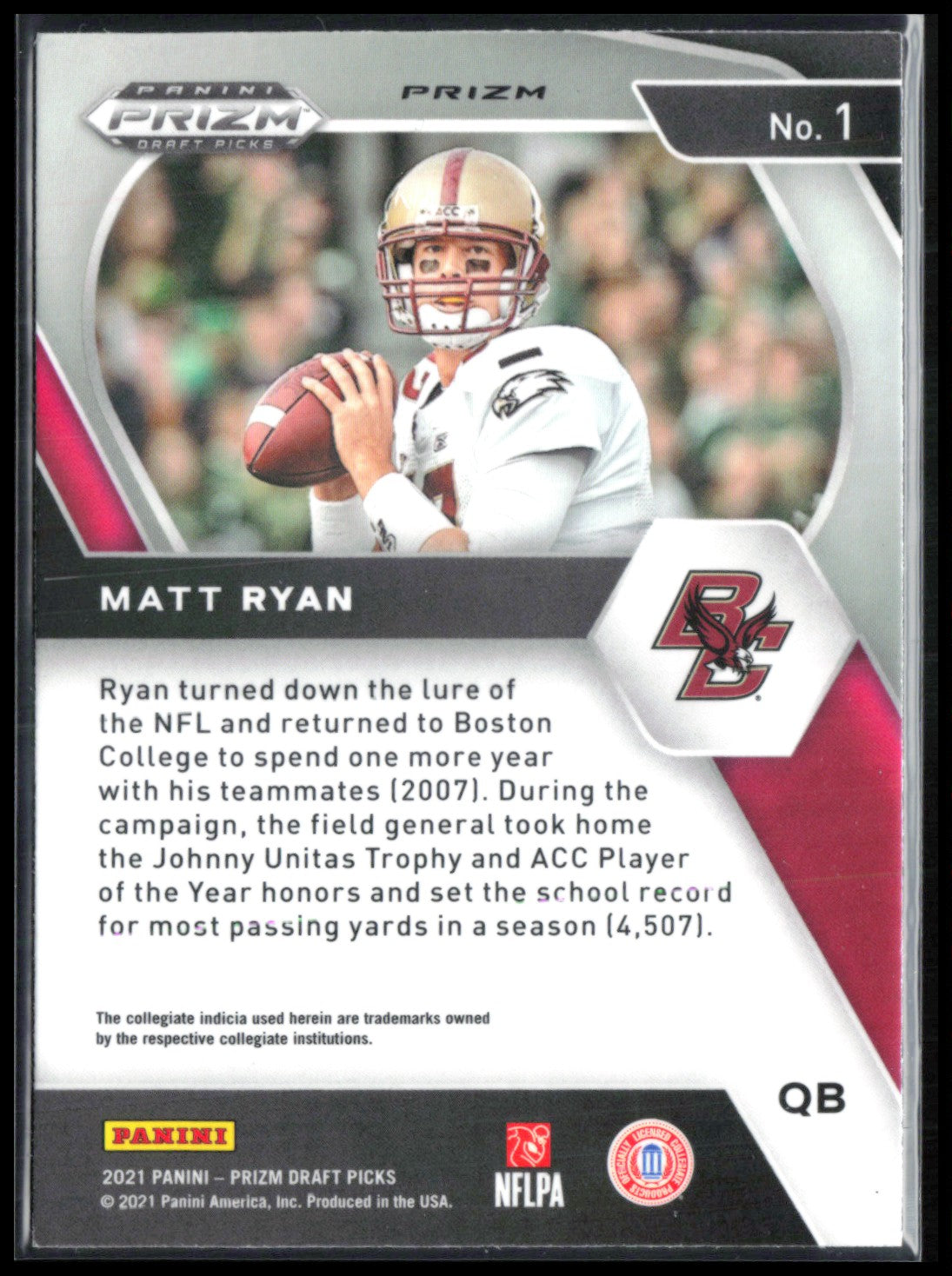Matt Ryan Green Prizm