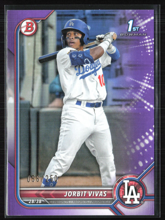 Jorbit Vivas 1st Bowman Purple /250