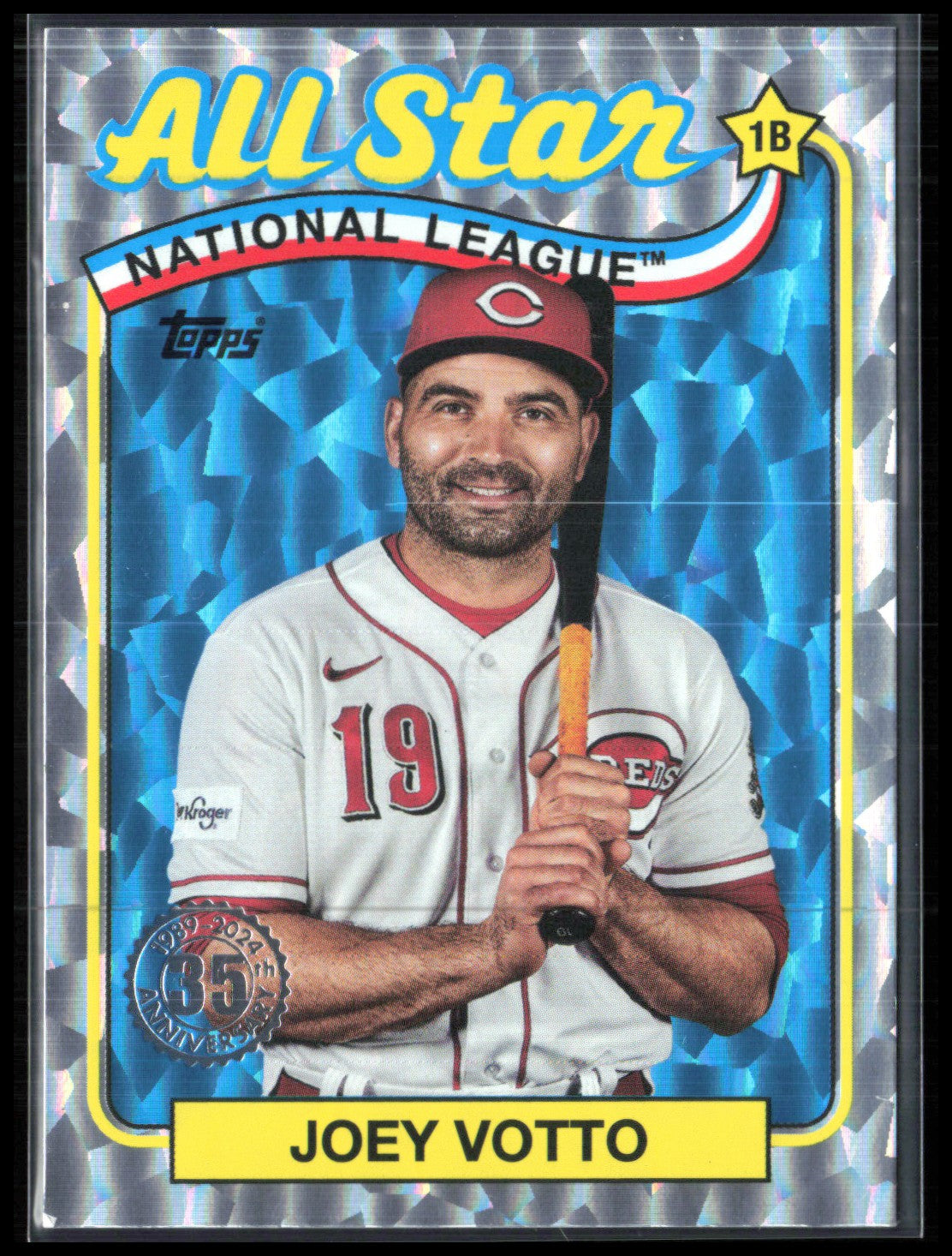 Joey Votto Crackle Foil