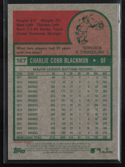 Charlie Blackmon /699
