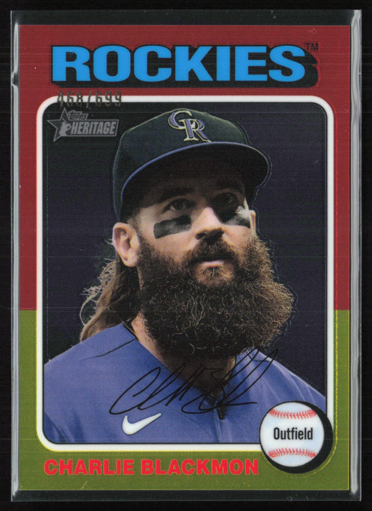 Charlie Blackmon /699