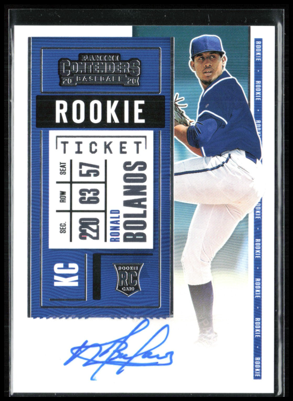 Ronald Bolanos RC Auto Rookie Ticket