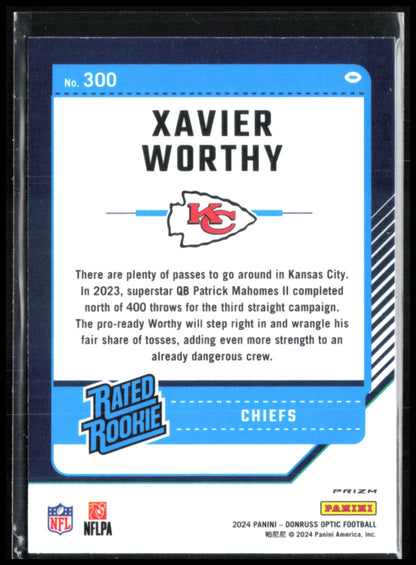 Xavier Worthy RC Blue Hyper