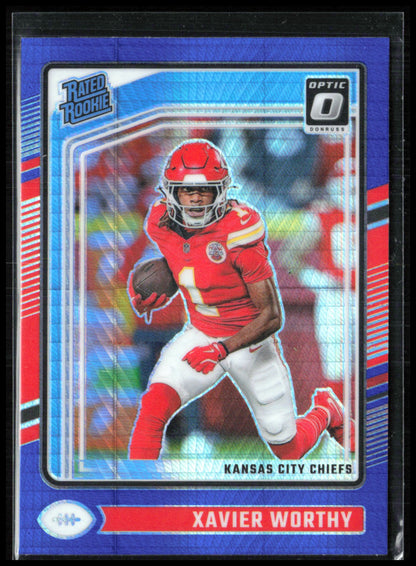 Xavier Worthy RC Blue Hyper