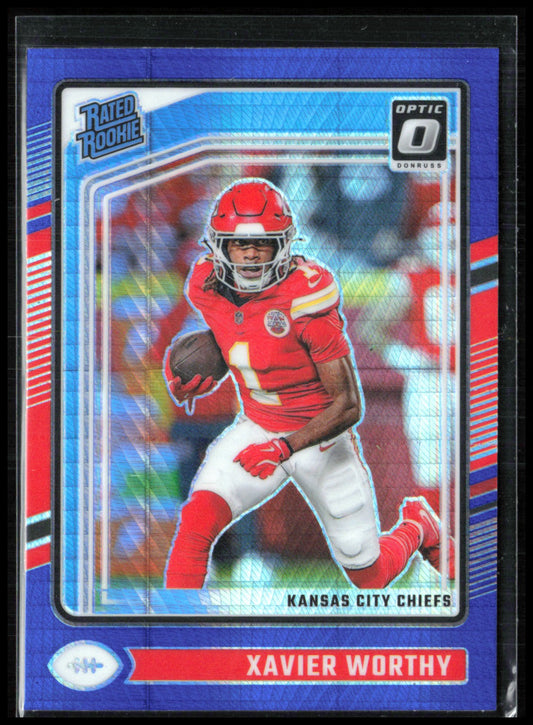 Xavier Worthy RC Blue Hyper