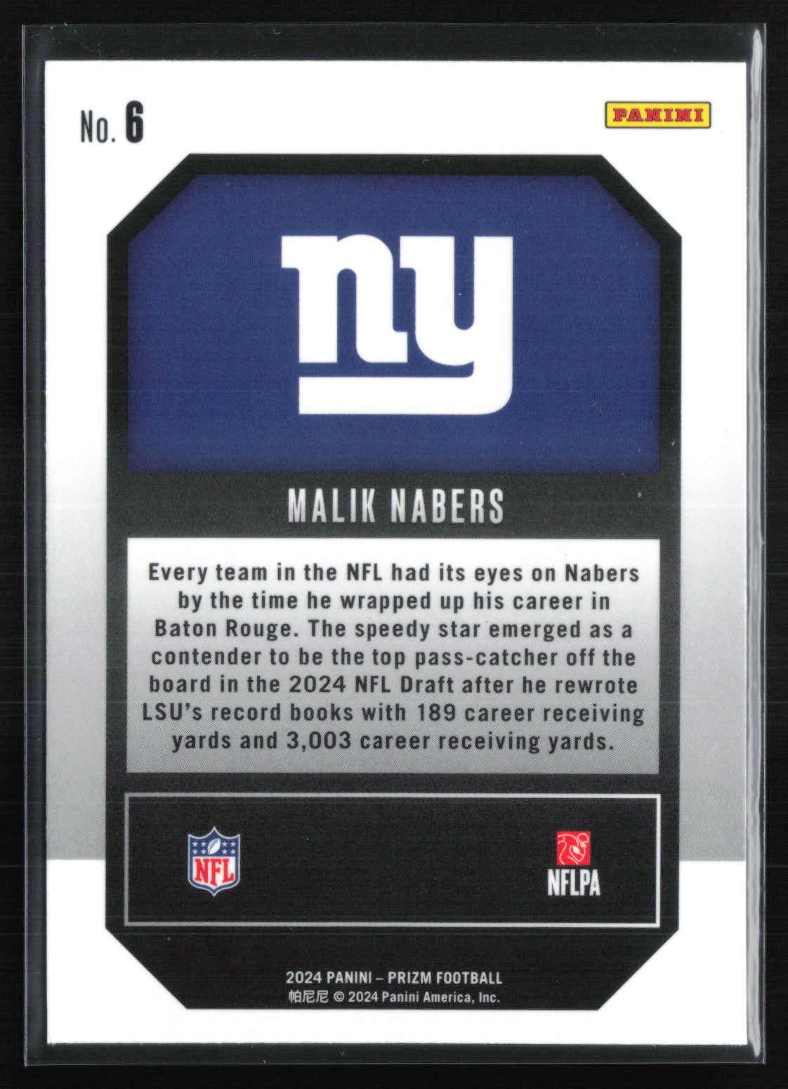 Malik Nabers RC Emergent