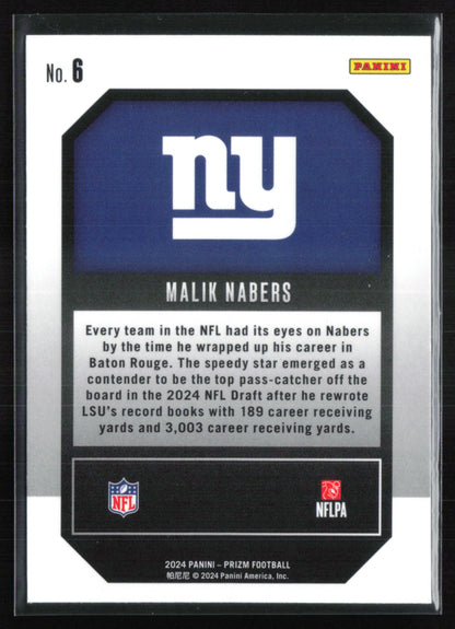 Malik Nabers RC Emergent