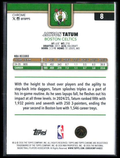 Jayson Tatum RWB Refractor