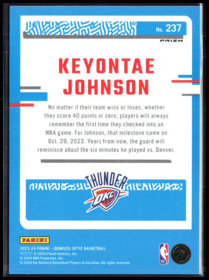 Keyontae Johnson RC Purple Holo