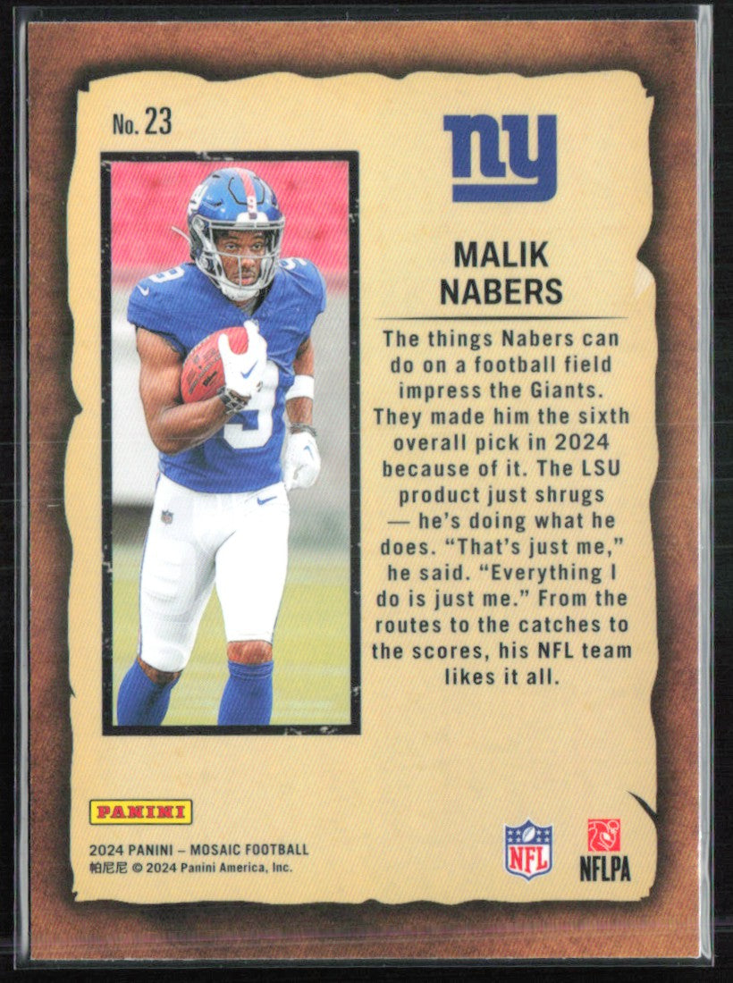 Malik Nabers RC Notoriety
