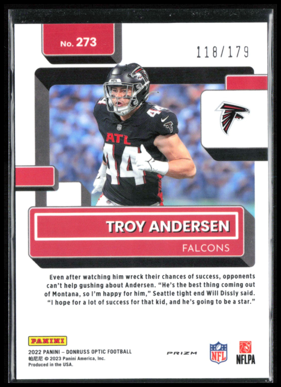 Troy Andersen RC Blue Holo /179