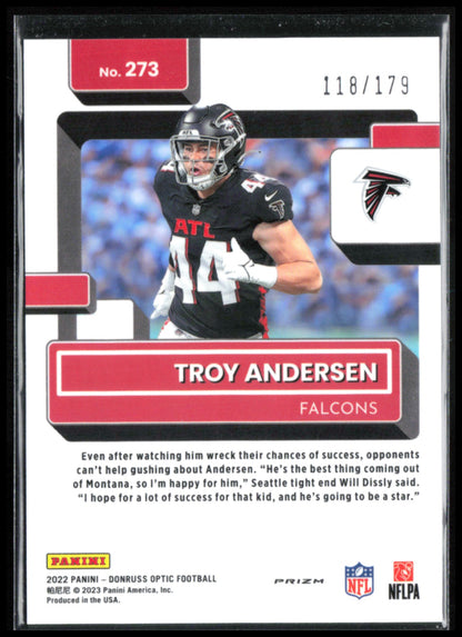 Troy Andersen RC Blue Holo /179