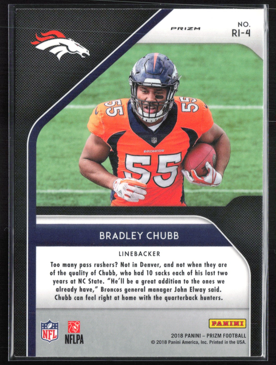 Bradley Chubb RC Green Prizm