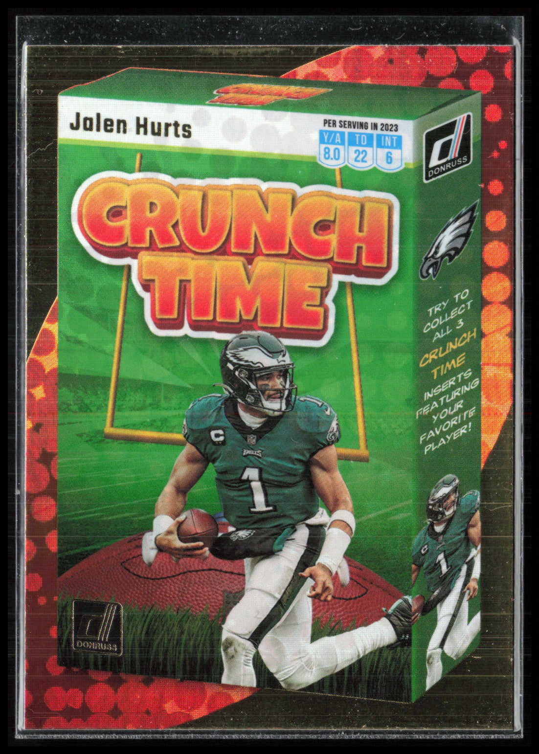 Jalen Hurts Crunch Time 2023 Donruss