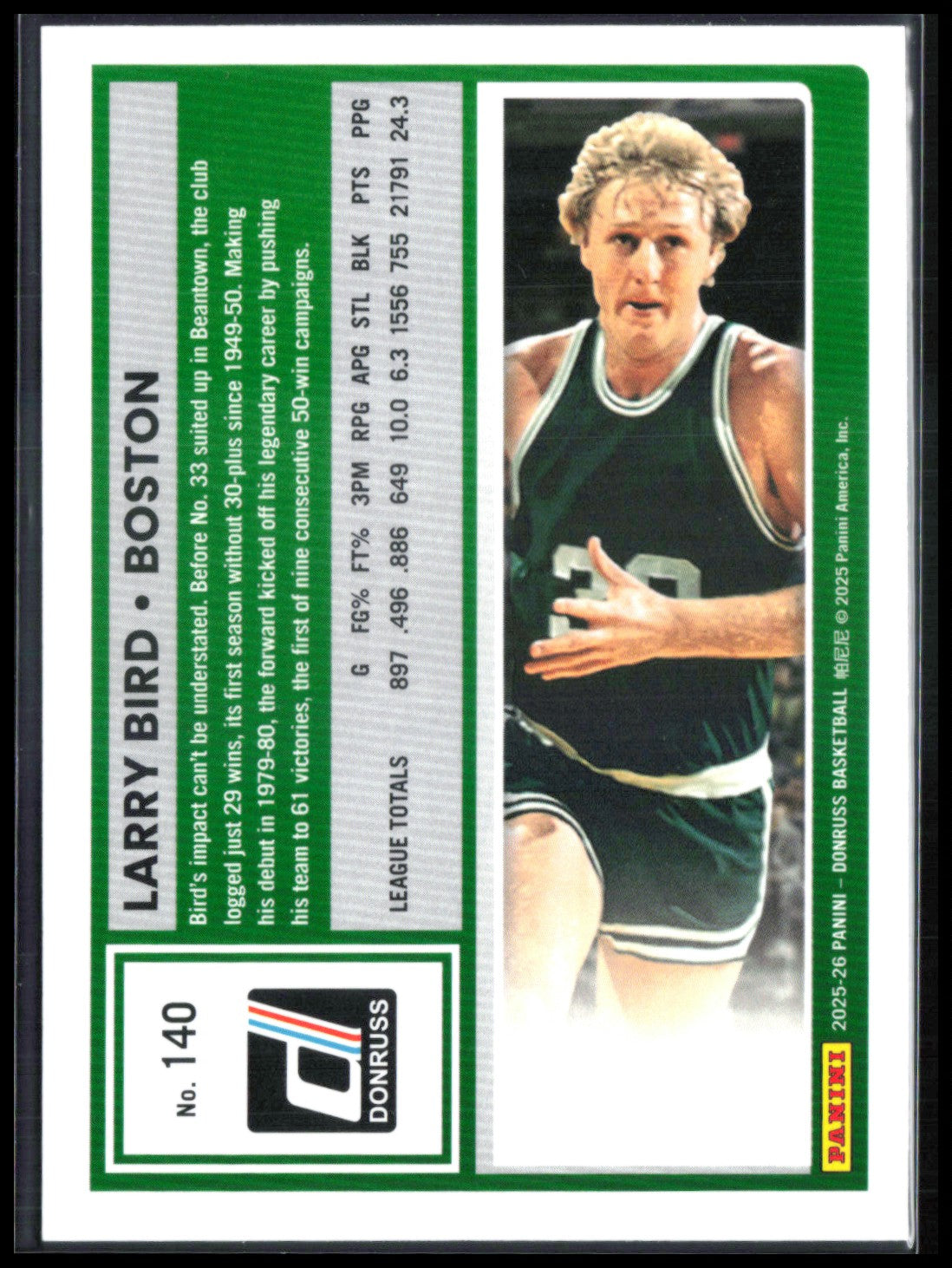 Larry Bird Green Laser