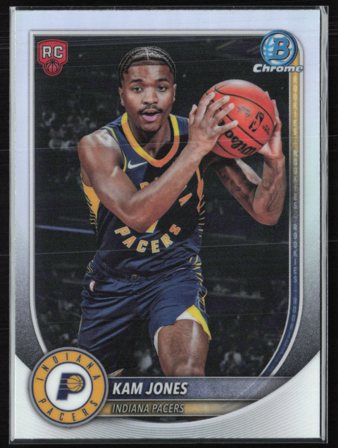 Kam Jones RC Red Rookie Logo