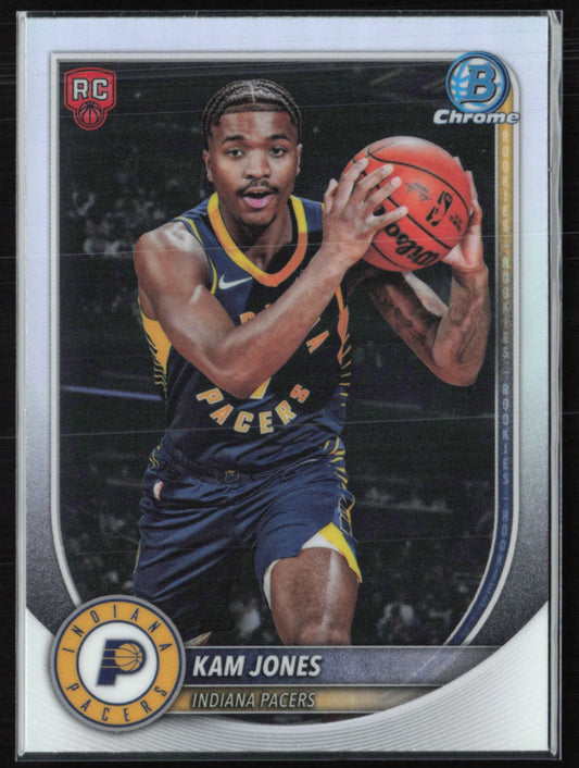 Kam Jones RC Red Rookie Logo