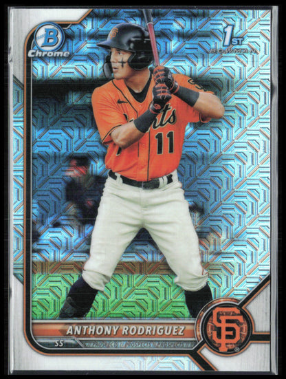 Anthony Rodriguez 1st Bowman Mojo