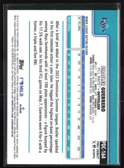 Brailer Guerrero Pro Debut X-Fractor