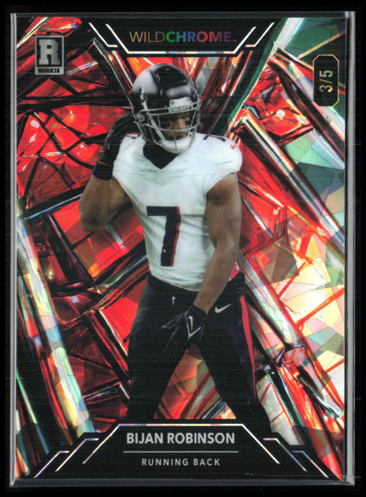 Bijan Robinson RC /5 Wild Card Wildchrome Pro Look Football Promo