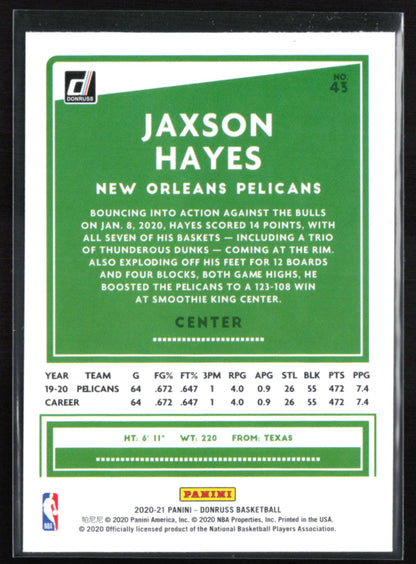 Jaxson Hayes Orange Laser