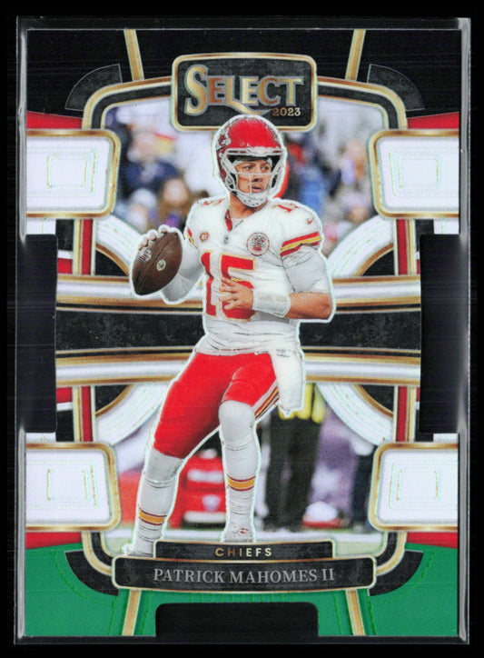 Patrick Mahomes II Black Green Die-Cut
