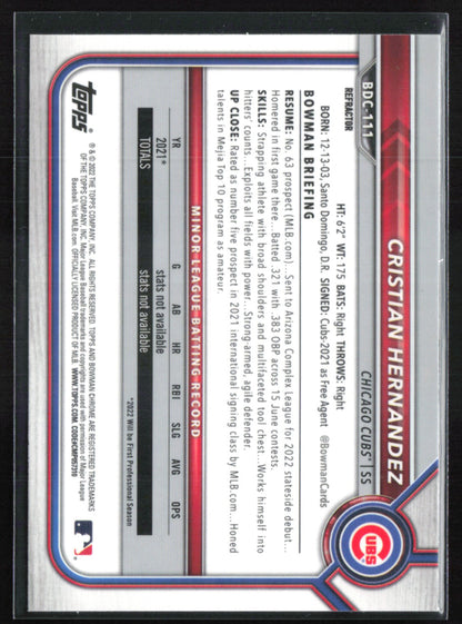 Cristian Hernandez Refractor