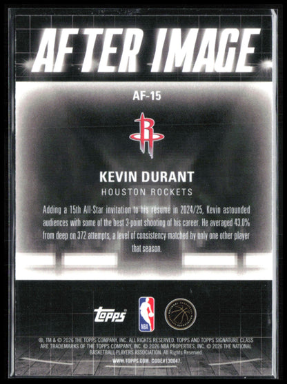 Kevin Durant After Image