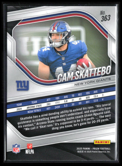 Cam Skattebo RC 2025 Prizm