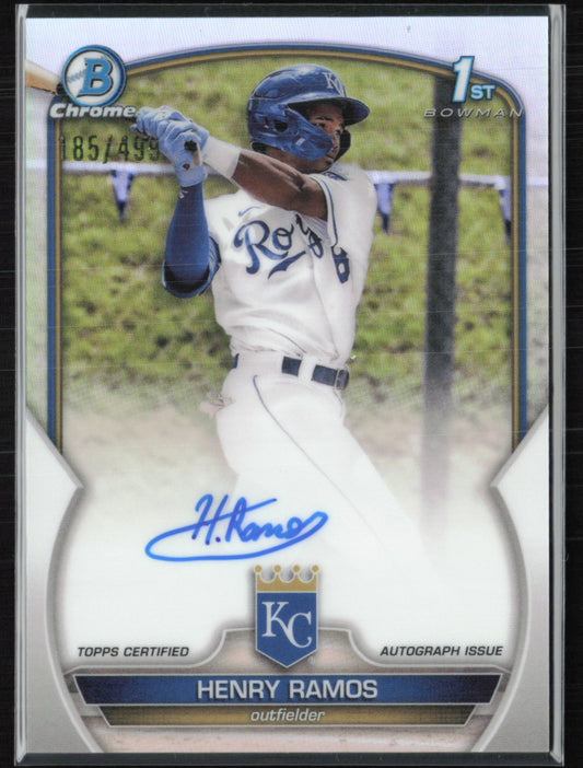 Henry Ramos 1st Bowman Auto /499 Refractor