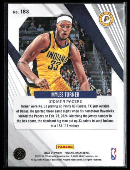 Myles Turner Red Ice