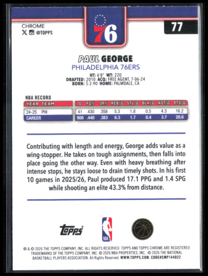 Paul George Raywave