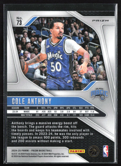 Cole Anthony Green Prizm